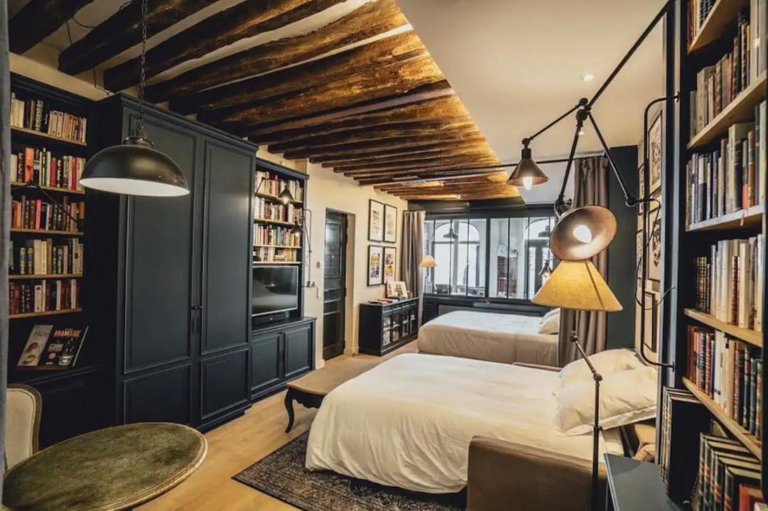Quartiers Enfants Rouges,Bretagne - Appartement D'Architecte 4P Paris Bagian luar foto